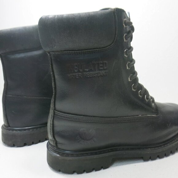 Viking Insulated Waterproof Leather Rubber Work Boots Footwear Men's Work Sz 7.5 - Picture 5 of 7